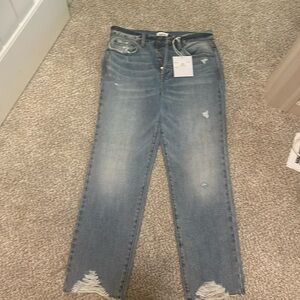 Pistola Charlie High Rise Straight Denim